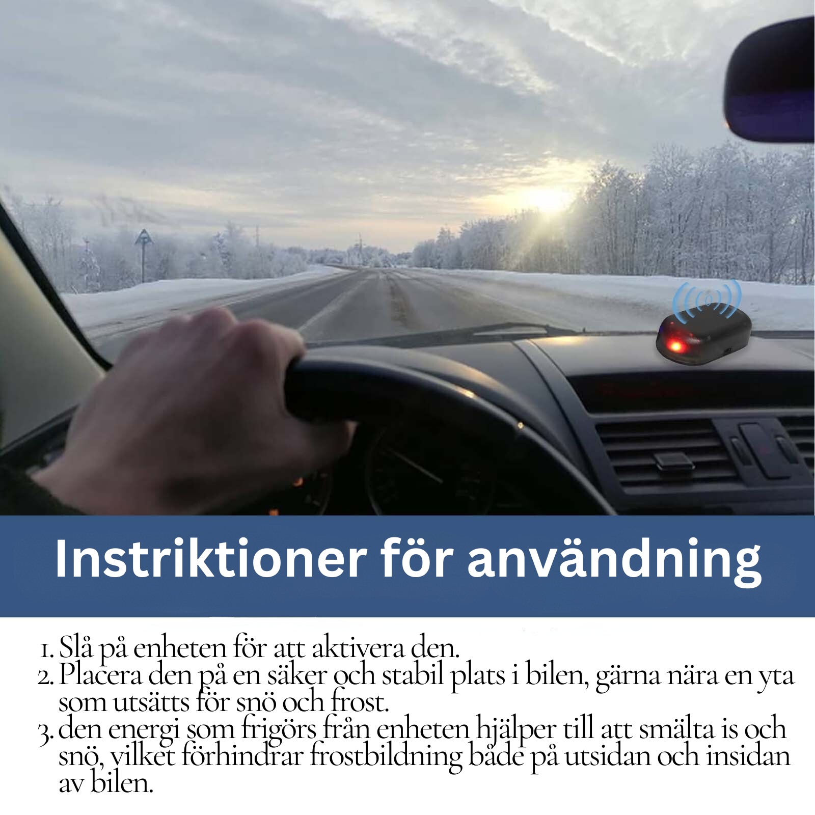 FrostAway - Snöborttagning och av-isning för bilrutan