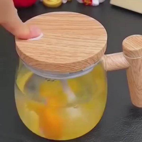 TwistKopp- Självomrörande Mugg i Glas